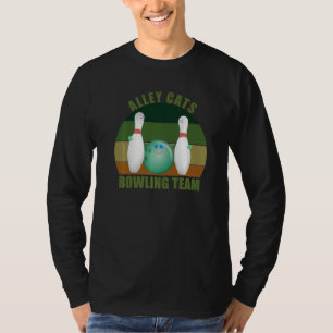 Lustiges Bowlingteam Alley Cats Bowl T-Shirt