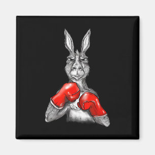Lustiges Boxen Roger - Humor Sport Känguru  Magnet