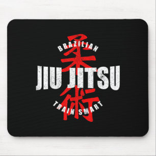 Lustiges brasilianisches Jiu Jitsu Vintage-Trainin Mousepad