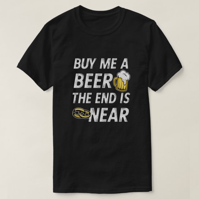 Lustiges Bräutigam-Shirt kaufen mich ein T-Shirt (Design vorne)