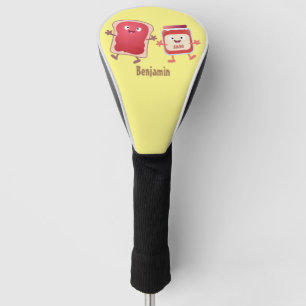 Lustiges Brot und Marmeladenfiguren Golf Headcover