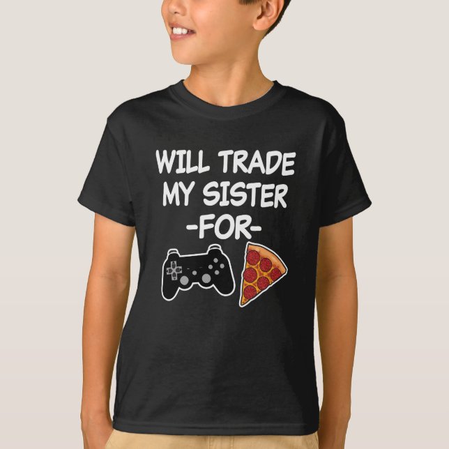 Lustiges Bruder-Shirt handelt mein T-Shirt (Vorderseite)