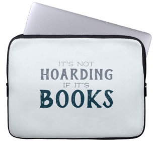 Lustiges Buch-Horten-Zitat-Geschenk für Bücherlieb Laptopschutzhülle