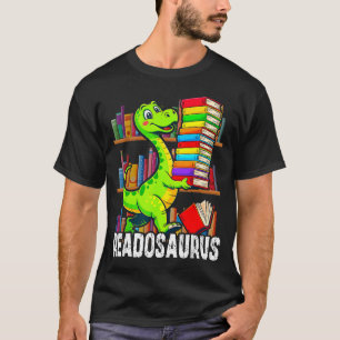 Lustiges Buch readosaurus Dinosaurier Bücher Bibli T-Shirt