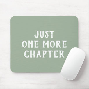 Lustiges Buchliebhaber-Spruch Sagegrün Mousepad