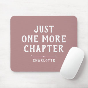 Lustiges Buchliebhaber-Spruch Staubrosa Custom Mousepad