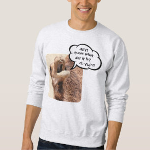 Lustiges Buckel-TagesShirt, sprechenkamel Sweatshirt