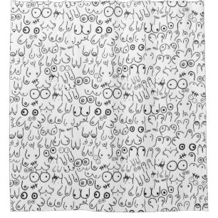 lustiges Bugmuster Duschvorhang