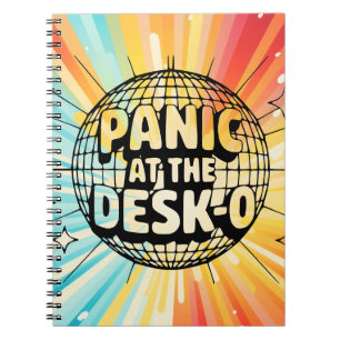 Lustiges Büro-Notizbuch - Panik am Schreibtisch Di Notizblock