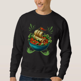 lustiges Burrito-Design für Liebhaber Sweatshirt