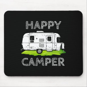 Lustiges Camper-Geschenk-T-Shirt Glücklicher Campi Mousepad