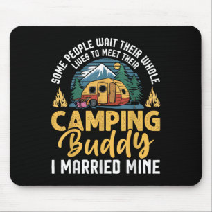 Lustiges Camping Camper Paar Camping Liebhaber Par Mousepad