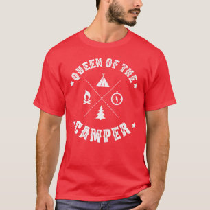 Lustiges Camping-Geschenk für Frauen, Königin des T-Shirt