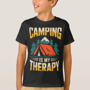 Lustiges Camping ist meine Therapie T-Shirt