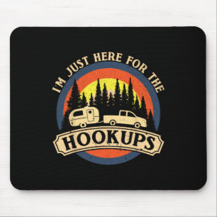 Lustiges Camping, nur hier für die Hookups RV-Camp Mousepad