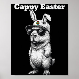 Lustiges Capybara-Oster-Shirt süßer Hase Capy Poster