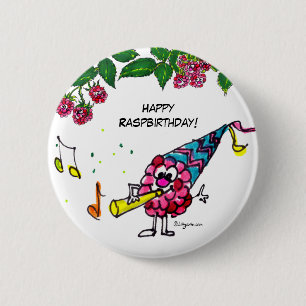 Lustiges Cartoon-alles- Gute zum Button