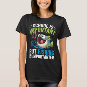 Lustiges Cartoon-Angler-Shirt - Importanter Joke T T-Shirt