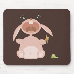 Lustiges Cartoon-Häschen mousepad