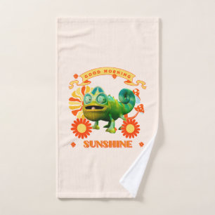 Lustiges Chamäleon Guten Morgen Sonnenschein Handtuch