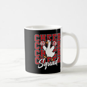 Lustiges Cheerleader-Team Gans Rot Coquette Schlei Kaffeetasse