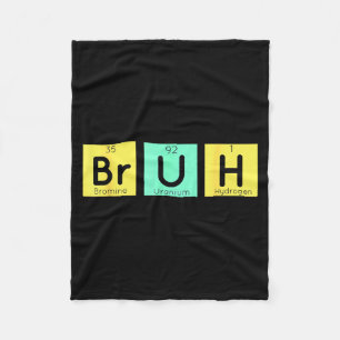 Lustiges Chemie-Geschenk-Meme Periodensystem-Meme Fleecedecke