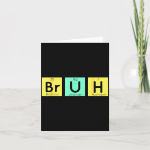 Lustiges Chemie-Geschenk-Meme Periodensystem-Meme Karte