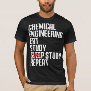 Lustiges Chemieingenieurwesen Iss Studium Wiederho T-Shirt