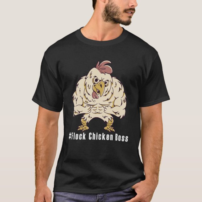 Lustiges Chicken  Flock Chicken Boss  1 T-Shirt (Vorderseite)