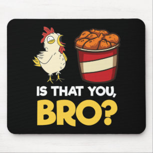 Lustiges Chicken Nugget Meme-Shirt Fast Food Ist D Mousepad