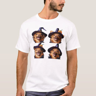 Lustiges Chihuahua Halloween Hexen Kostüm � Süßer  T-Shirt