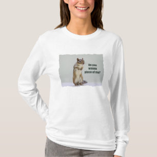 Lustiges Chipmunk-Bild T-Shirt