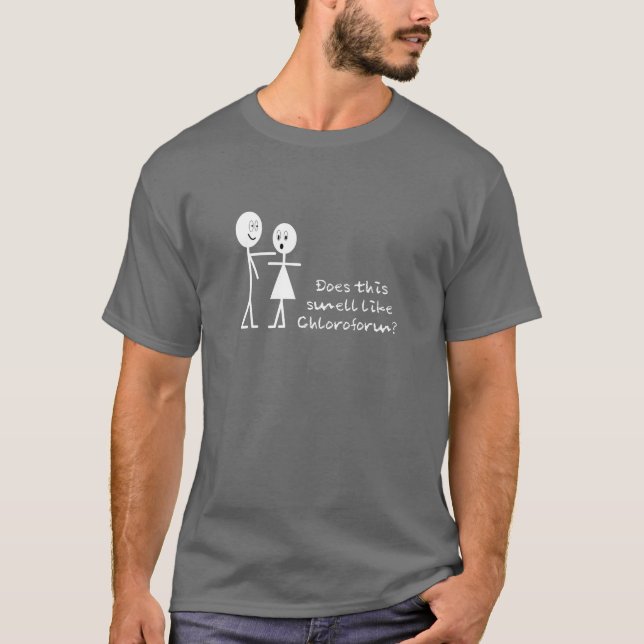 Lustiges Chloroform-Shirt T-Shirt (Vorderseite)