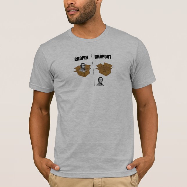 Lustiges Chopin-T-Shirt T-Shirt (Vorderseite)
