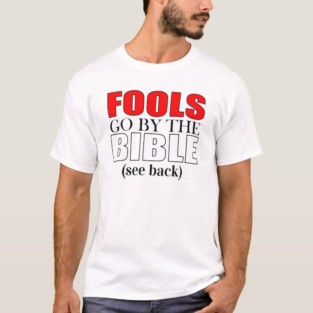 lustiges, Christliches Bibelzitat T-Shirt (Vorderseite)