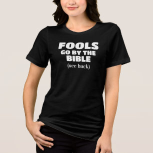 lustiges, Christliches Bibelzitat Tri-Blend Shirt