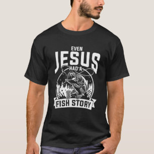 Lustiges christliches Fischer-Jesus-Bibel-Gebetsge T-Shirt