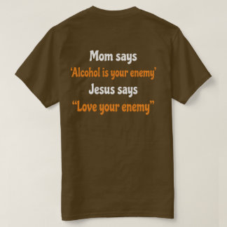 Lustiges christliches T-Shirt | Mama sagt Alkohol