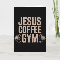 Lustiges Christliches Workout Jesus Kaffee Gym Han