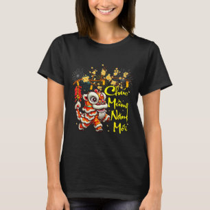 Lustiges Chuc Mung Nam Moi Frohes Vietnamesisches T-Shirt
