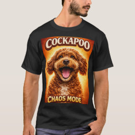 Lustiges Cockapoo-Chaos-Modus-Hundeliebhaber-Shirt T-Shirt