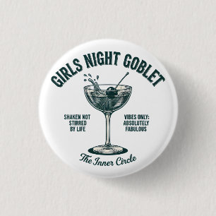Lustiges Cocktail-Liebhaber Martini-Party-Geschenk Button