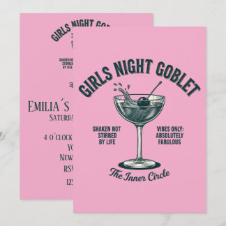 Lustiges Cocktail-Liebhaber-Martini-Party-Geschenk Einladung
