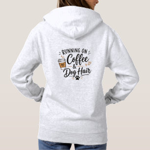 Lustiges Coffee-Liebhaber- und Hunde-Mama-Sweatshi Hoodie