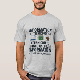 Lustiges Computer Science T-Shirt - Essen Schlafen