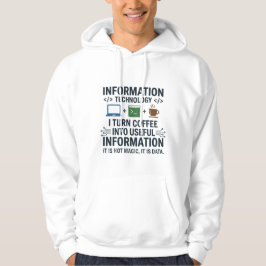 Lustiges Computer Science T-Shirt - Essen Schlafen Hoodie