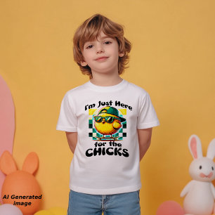 Lustiges, cool Huhn, das sagt Jungs Kleinkind T-shirt