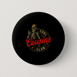 Lustiges Cooles Cousins Club T-Shirt Cousin Crew S Button