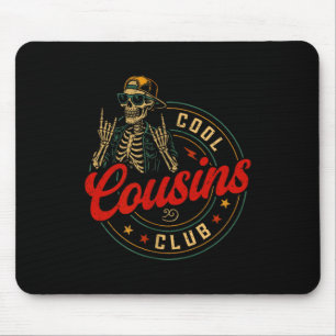 Lustiges Cooles Cousins Club T-Shirt Cousin Crew S Mousepad