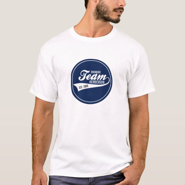 Lustiges cooles Sport-Team-Logo Ihr T-Shirt (Vorderseite)